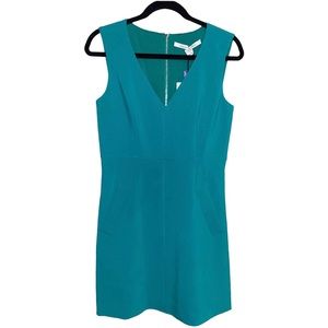 Diane Von Furstenberg Halle dress in beautiful zephyr green, NWT, size 6